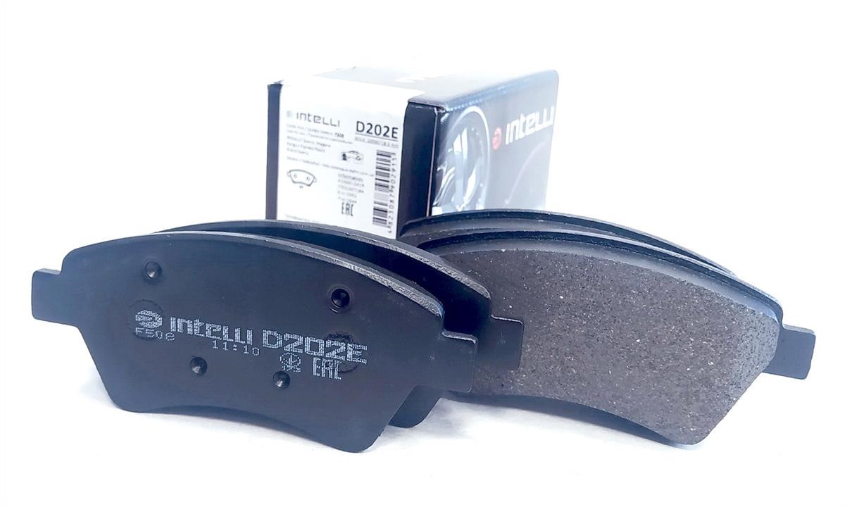 Intelli D202E Тормозные колодки дисковые передние, комплект D202E: Отличная цена - Купить в Польше на 2407.PL!