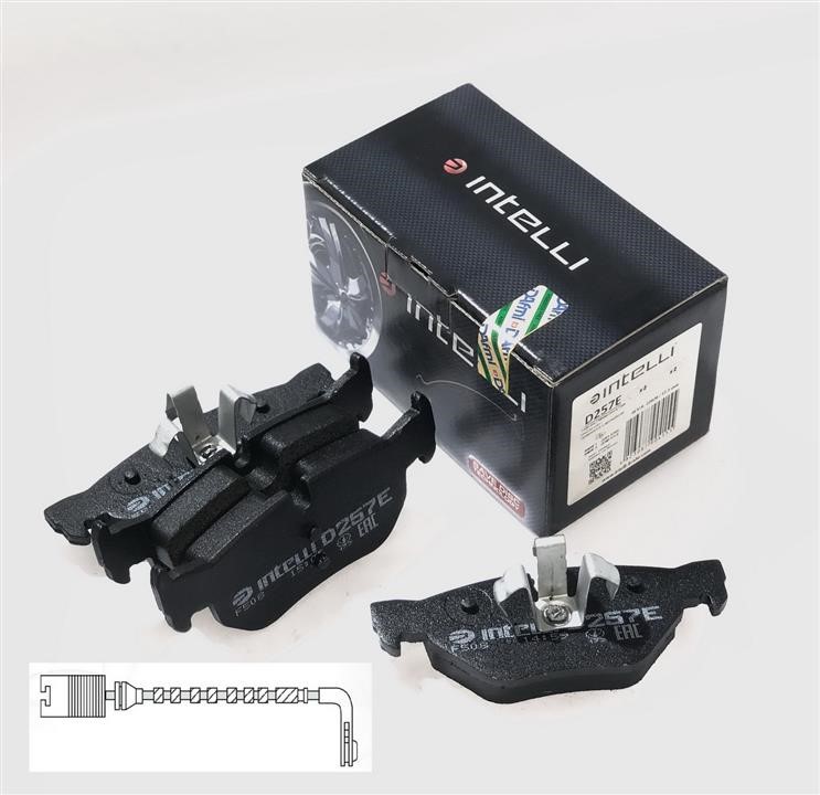 Intelli D257EI Rear disc brake pads, set D257EI: Buy near me in Poland at 2407.PL - Good price!