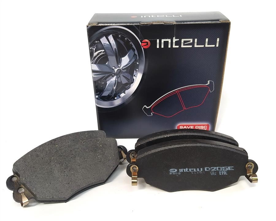 Intelli D205E Front disc brake pads, set D205E: Buy near me in Poland at 2407.PL - Good price!