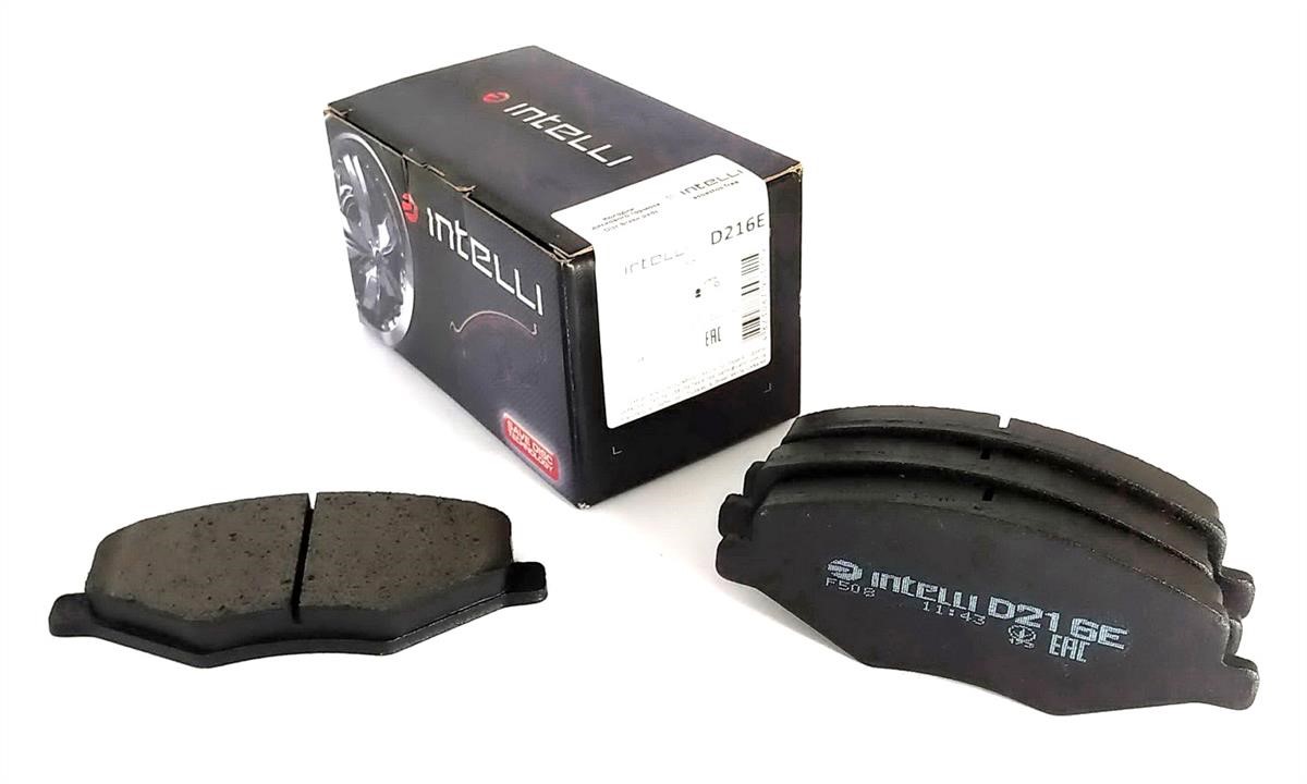 Intelli D216E Front disc brake pads, set D216E: Buy near me in Poland at 2407.PL - Good price!