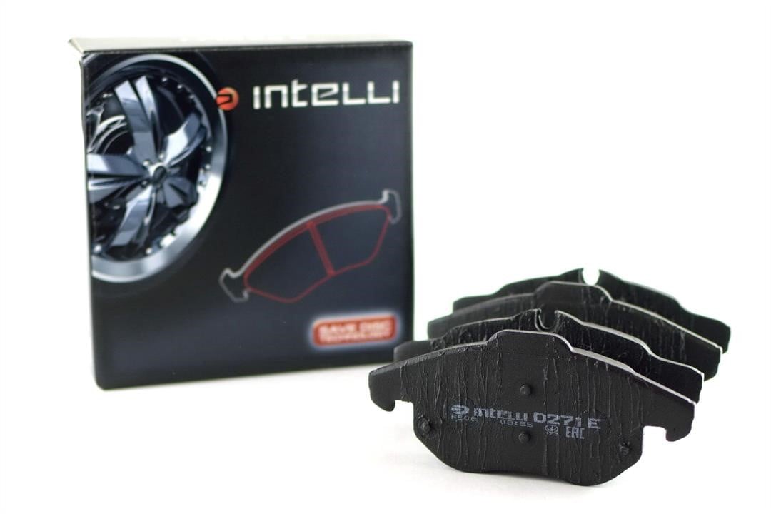 Intelli D271E Тормозные колодки дисковые передние, комплект D271E: Отличная цена - Купить в Польше на 2407.PL!