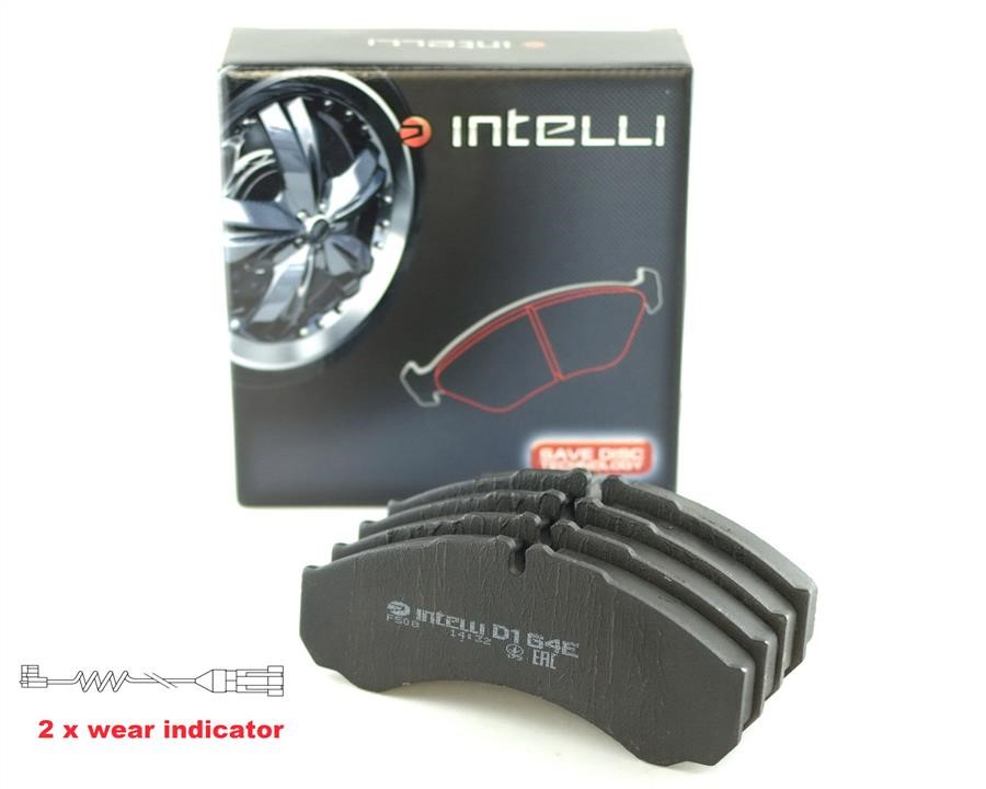 Intelli D164EI Rear disc brake pads, set D164EI: Buy near me in Poland at 2407.PL - Good price!