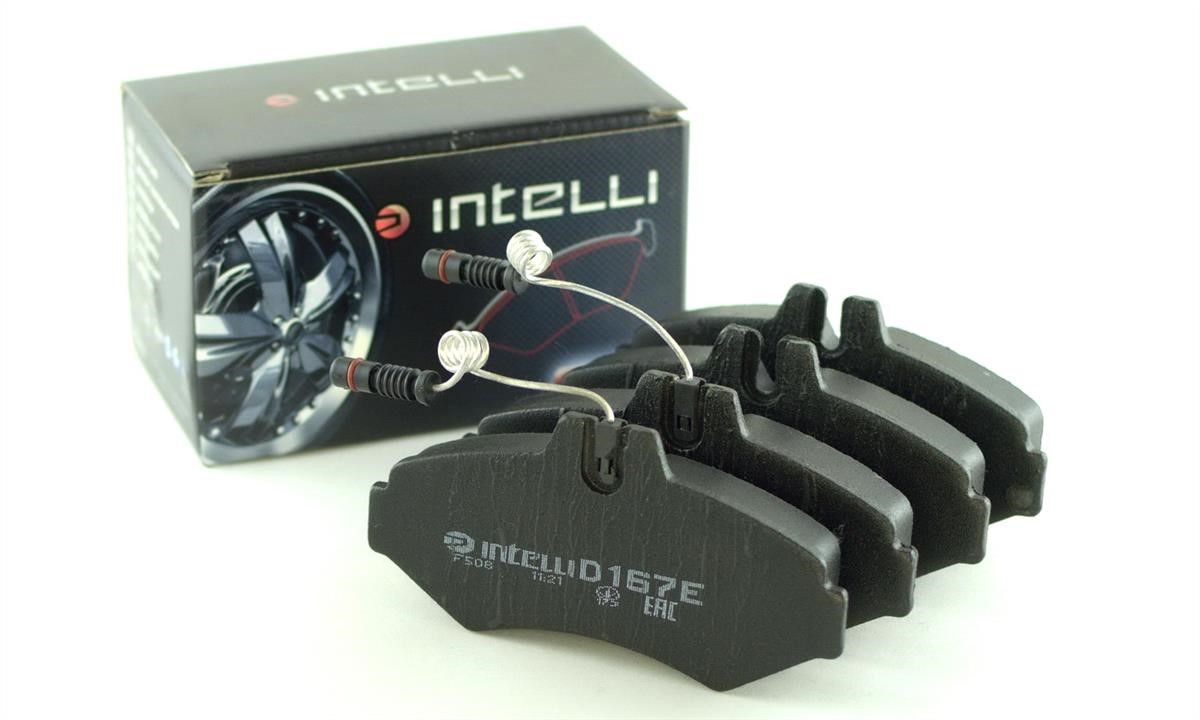Intelli D167EI Тормозные колодки дисковые задние, комплект D167EI: Отличная цена - Купить в Польше на 2407.PL!