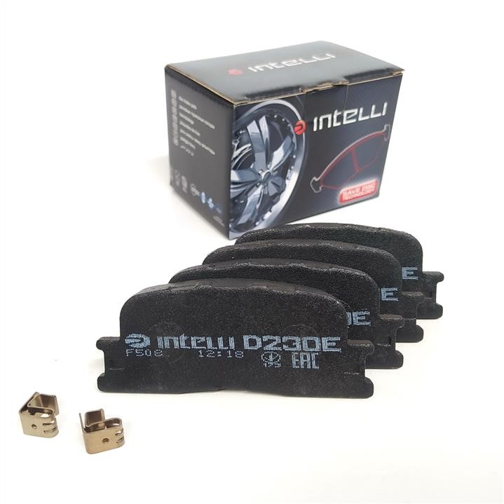 Intelli D230E Тормозные колодки дисковые задние, комплект D230E: Отличная цена - Купить в Польше на 2407.PL!