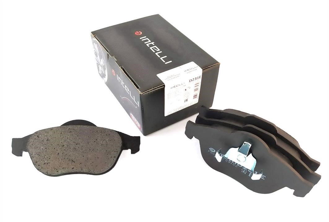 Intelli D231E Front disc brake pads, set D231E: Buy near me in Poland at 2407.PL - Good price!