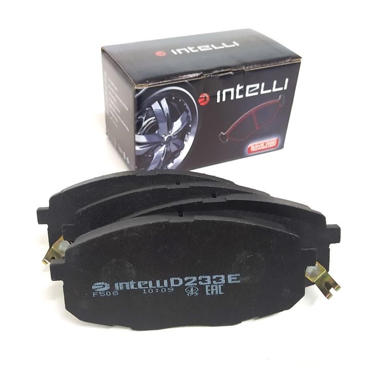 Intelli D233E Front disc brake pads, set D233E: Buy near me in Poland at 2407.PL - Good price!