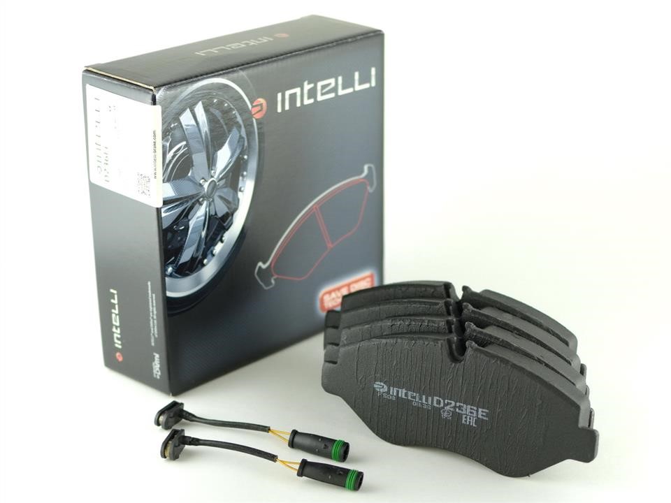 Intelli D236EI Front disc brake pads, set D236EI: Buy near me in Poland at 2407.PL - Good price!