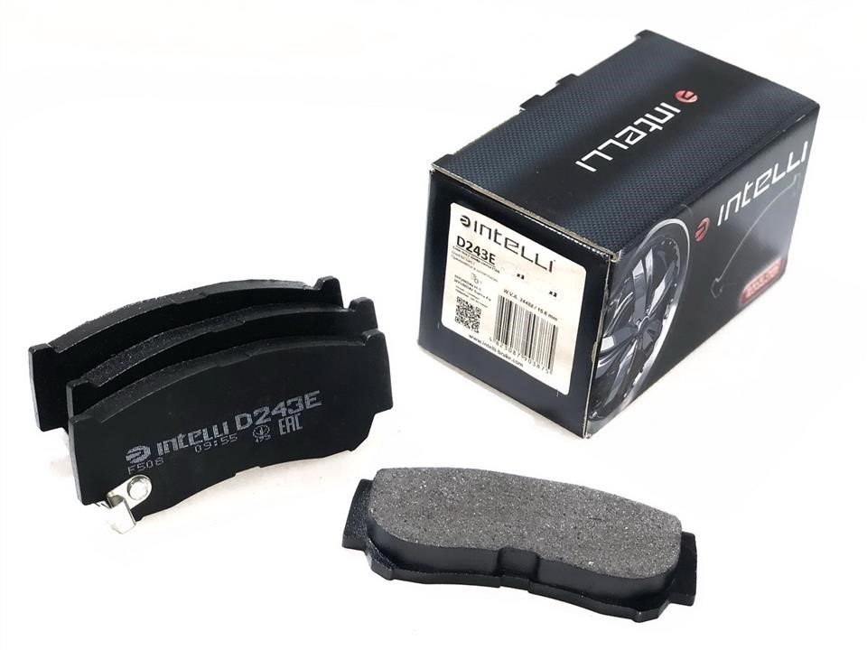 Intelli D243E Rear disc brake pads, set D243E: Buy near me in Poland at 2407.PL - Good price!