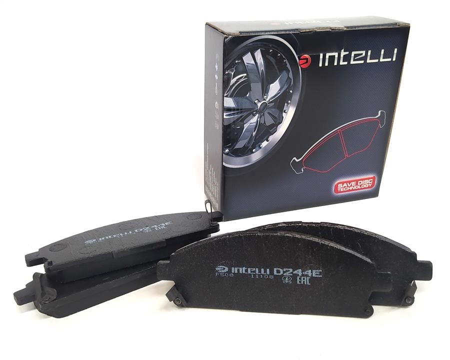 Intelli D244E Тормозные колодки дисковые передние, комплект D244E: Отличная цена - Купить в Польше на 2407.PL!
