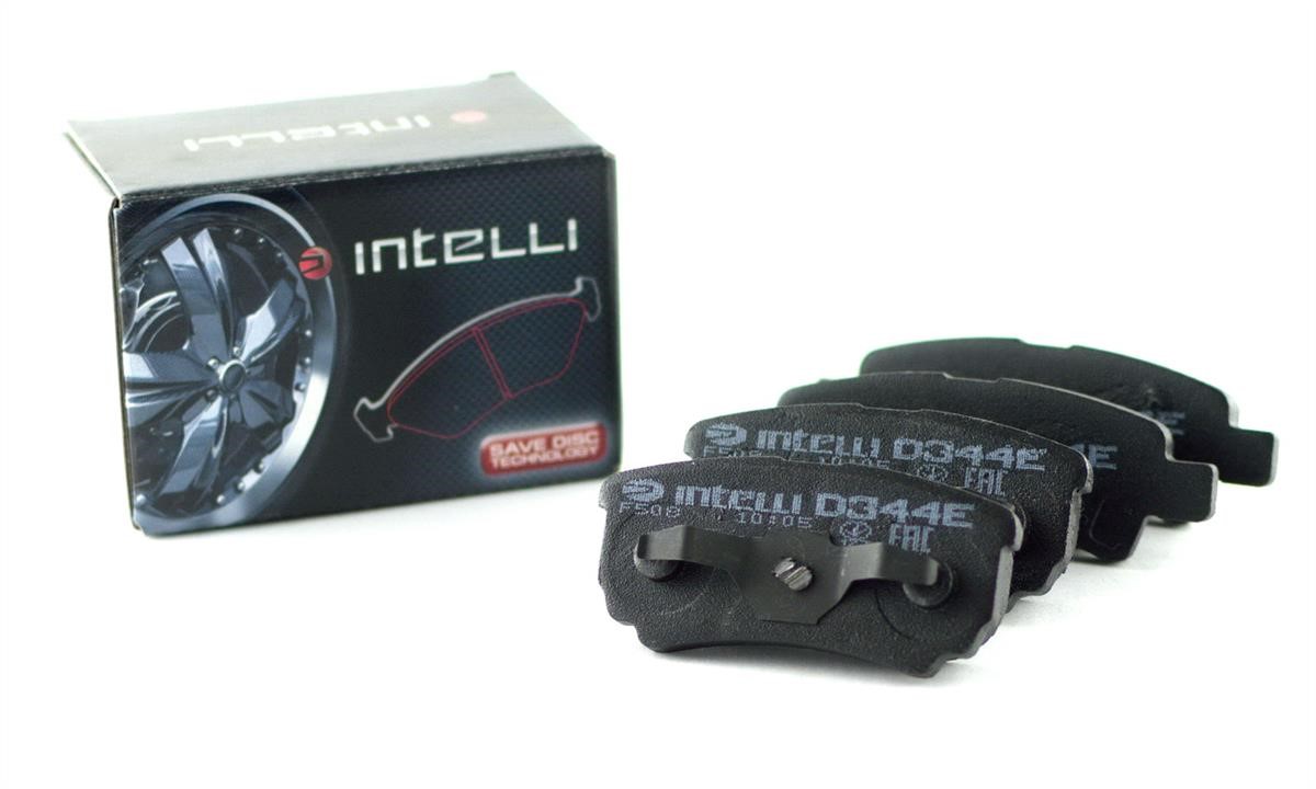Intelli D344E Rear disc brake pads, set D344E: Buy near me in Poland at 2407.PL - Good price!