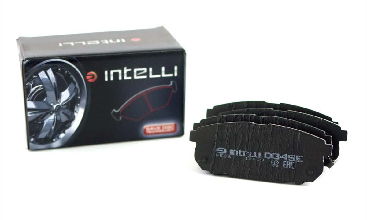 Intelli D345E Rear disc brake pads, set D345E: Buy near me in Poland at 2407.PL - Good price!