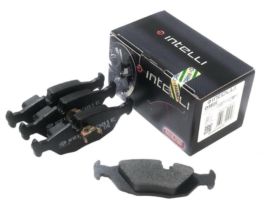 Intelli D381EI Front disc brake pads, set D381EI: Buy near me in Poland at 2407.PL - Good price!