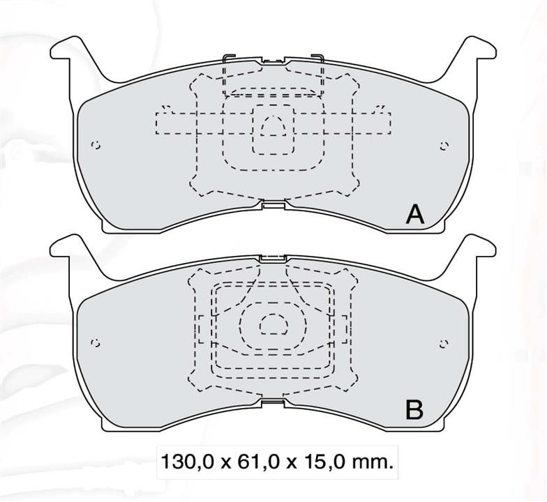 Intelli D387E Front disc brake pads, set D387E: Buy near me in Poland at 2407.PL - Good price!