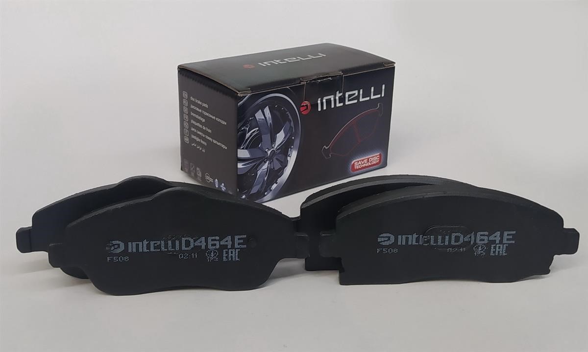 Intelli D464E Front disc brake pads, set D464E: Buy near me in Poland at 2407.PL - Good price!