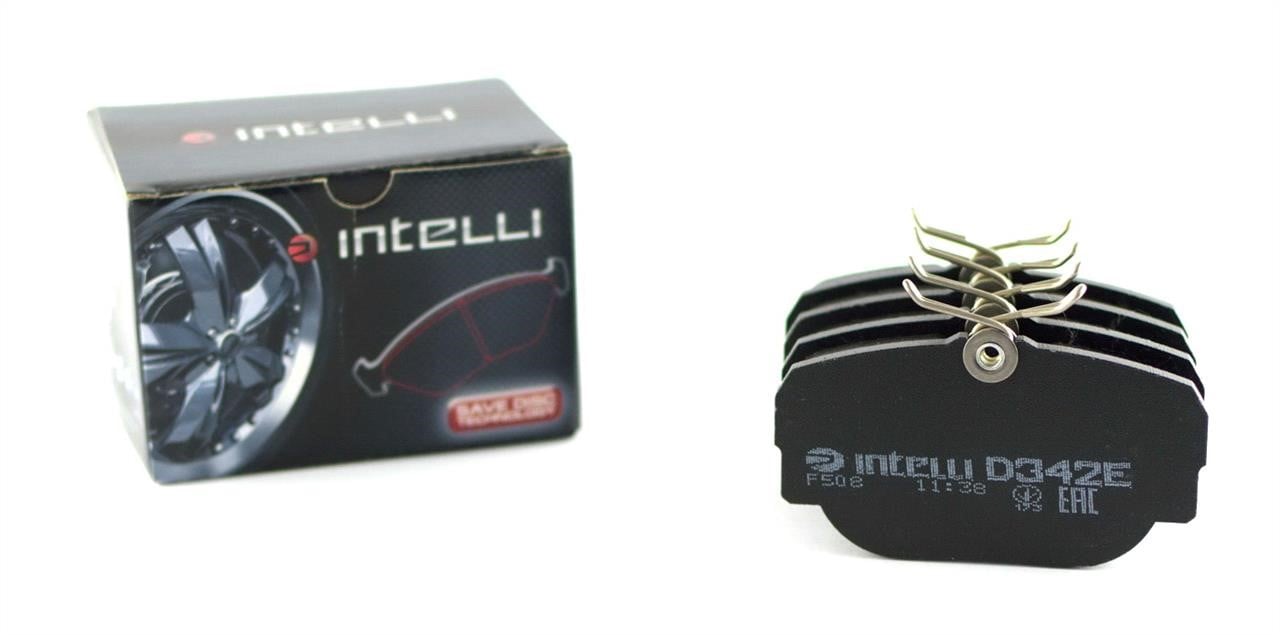 Intelli D342E Front disc brake pads, set D342E: Buy near me in Poland at 2407.PL - Good price!