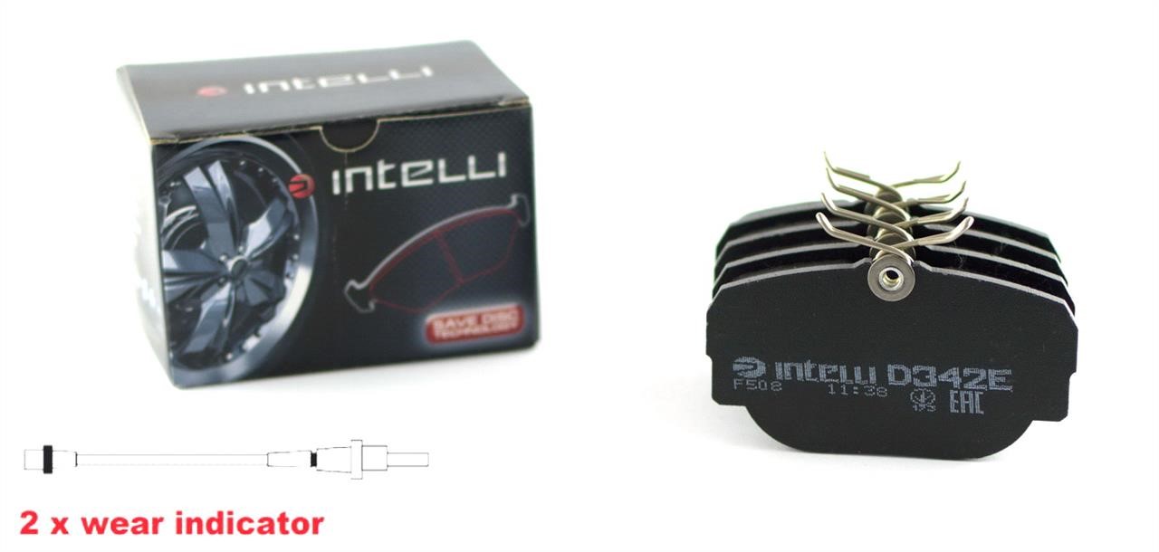 Intelli D342EI Front disc brake pads, set D342EI: Buy near me in Poland at 2407.PL - Good price!