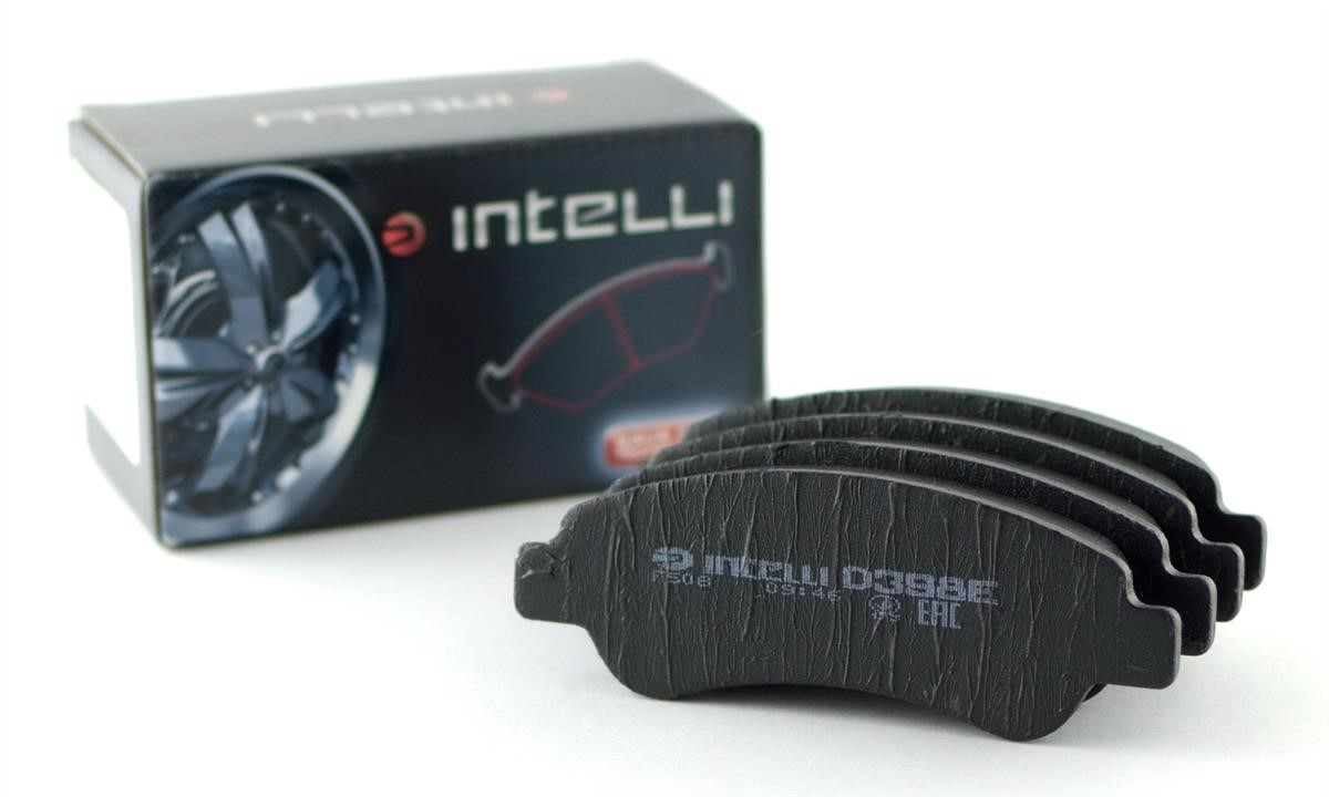 Intelli D398E Front disc brake pads, set D398E: Buy near me in Poland at 2407.PL - Good price!