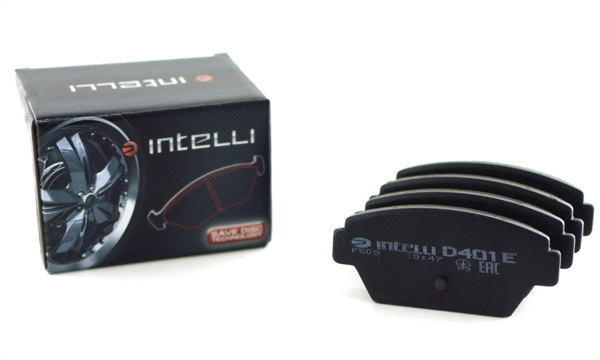 Intelli D401E Rear disc brake pads, set D401E: Buy near me in Poland at 2407.PL - Good price!