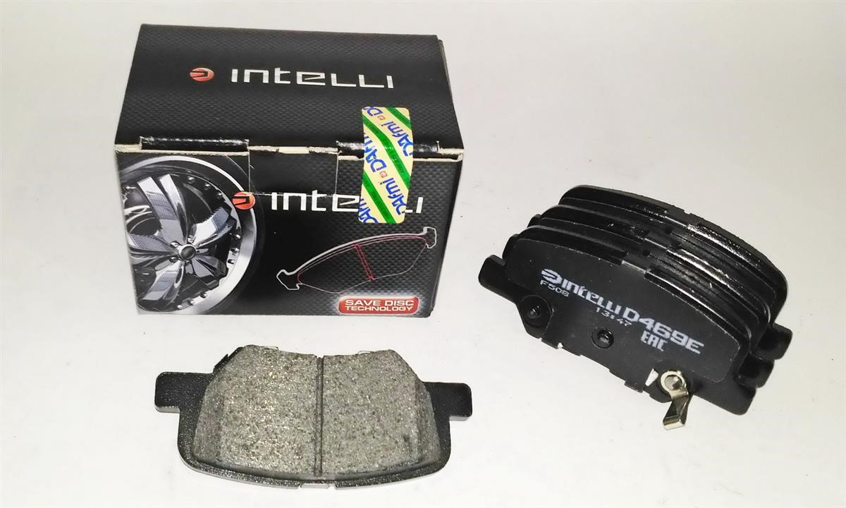 Intelli D469E Rear disc brake pads, set D469E: Buy near me in Poland at 2407.PL - Good price!