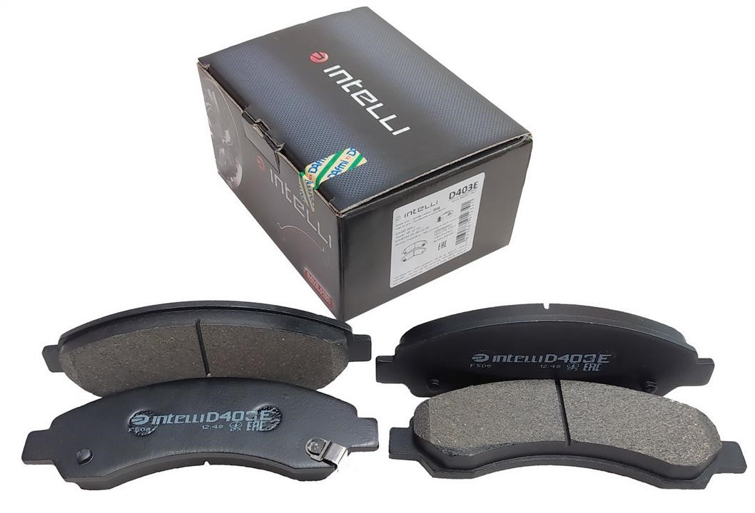 Intelli D403E Front disc brake pads, set D403E: Buy near me in Poland at 2407.PL - Good price!