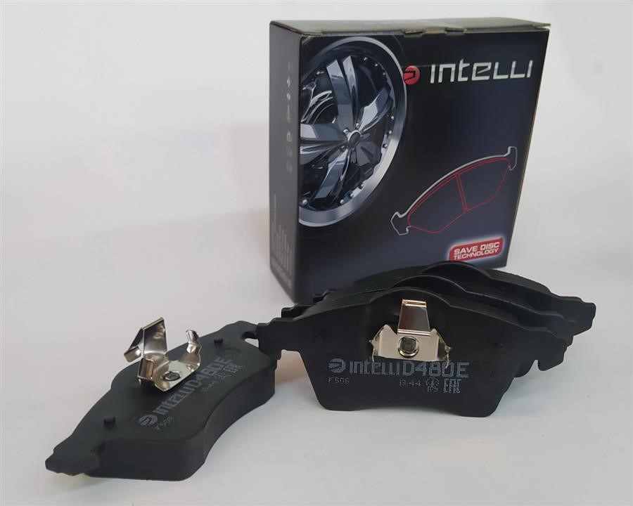 Intelli D480E Front disc brake pads, set D480E: Buy near me in Poland at 2407.PL - Good price!