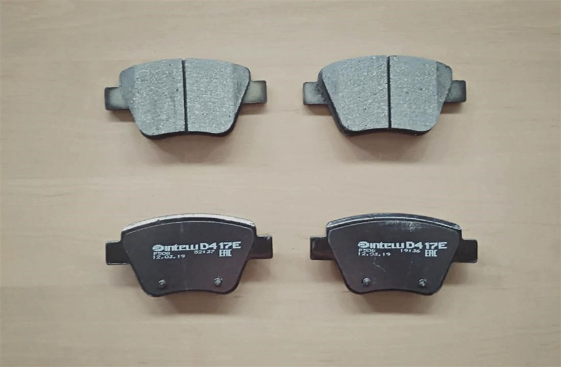 Intelli D417E Rear disc brake pads, set D417E: Buy near me in Poland at 2407.PL - Good price!