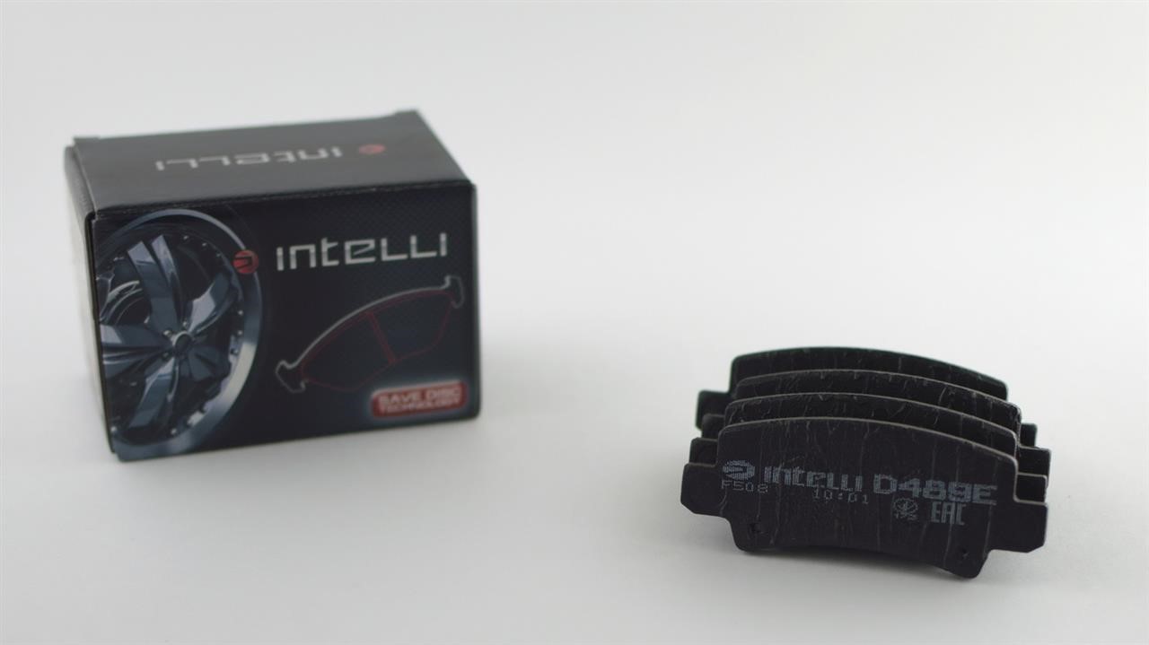 Intelli D489E Rear disc brake pads, set D489E: Buy near me in Poland at 2407.PL - Good price!