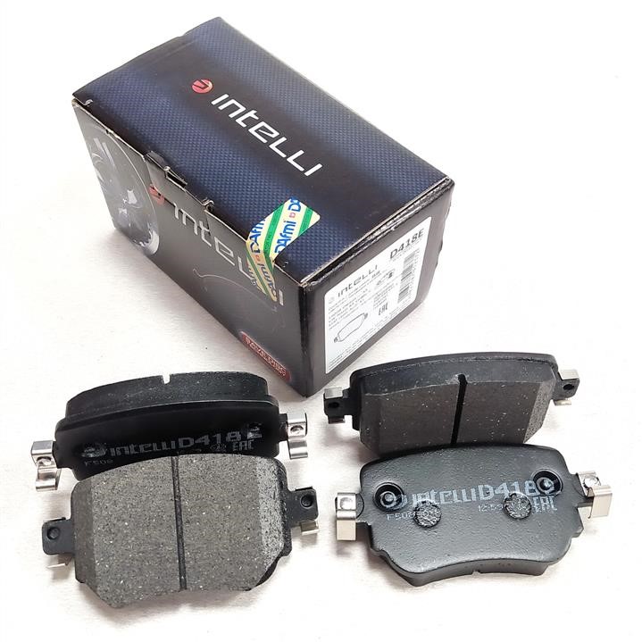 Intelli D418E Front disc brake pads, set D418E: Buy near me in Poland at 2407.PL - Good price!