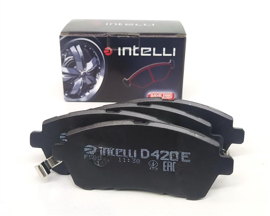 Intelli D420E Front disc brake pads, set D420E: Buy near me in Poland at 2407.PL - Good price!