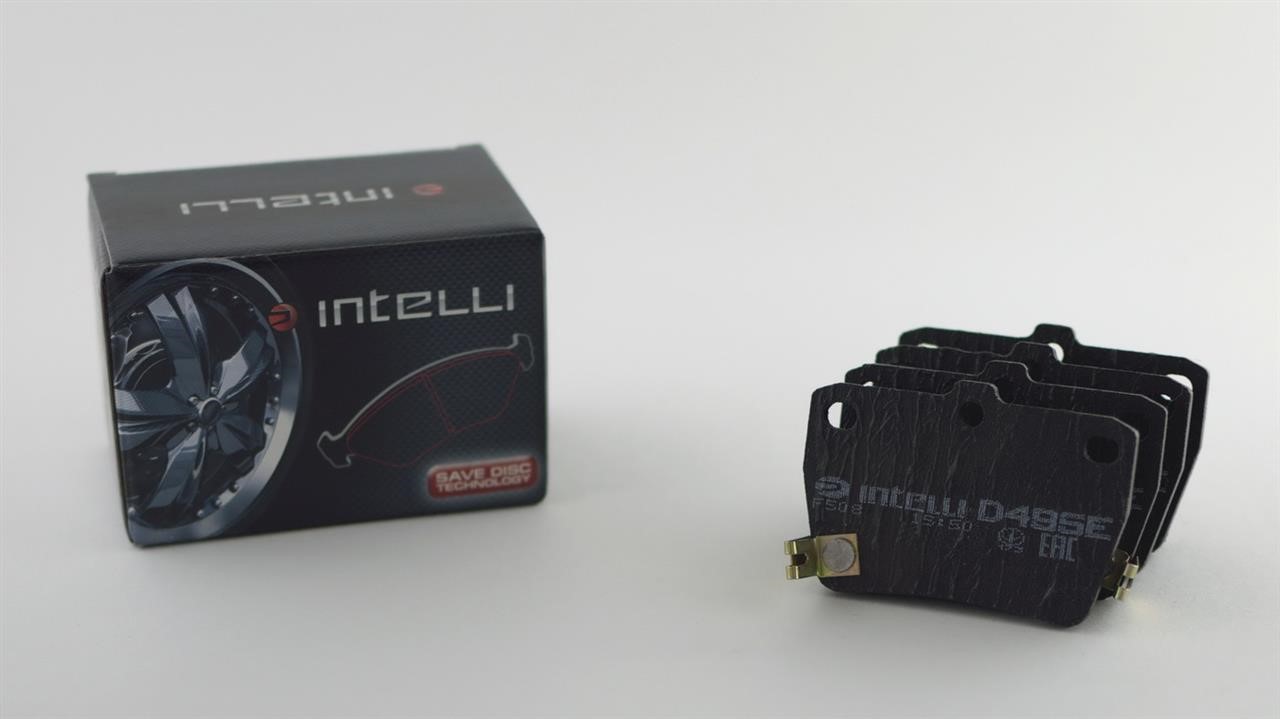 Intelli D495E Тормозные колодки дисковые задние, комплект D495E: Отличная цена - Купить в Польше на 2407.PL!