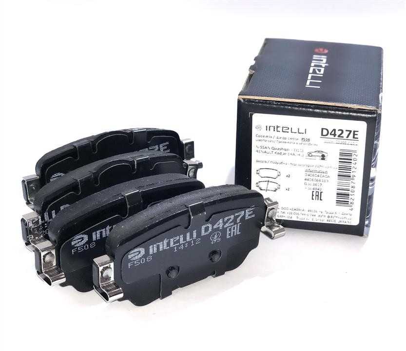 Intelli D427E Rear disc brake pads, set D427E: Buy near me in Poland at 2407.PL - Good price!