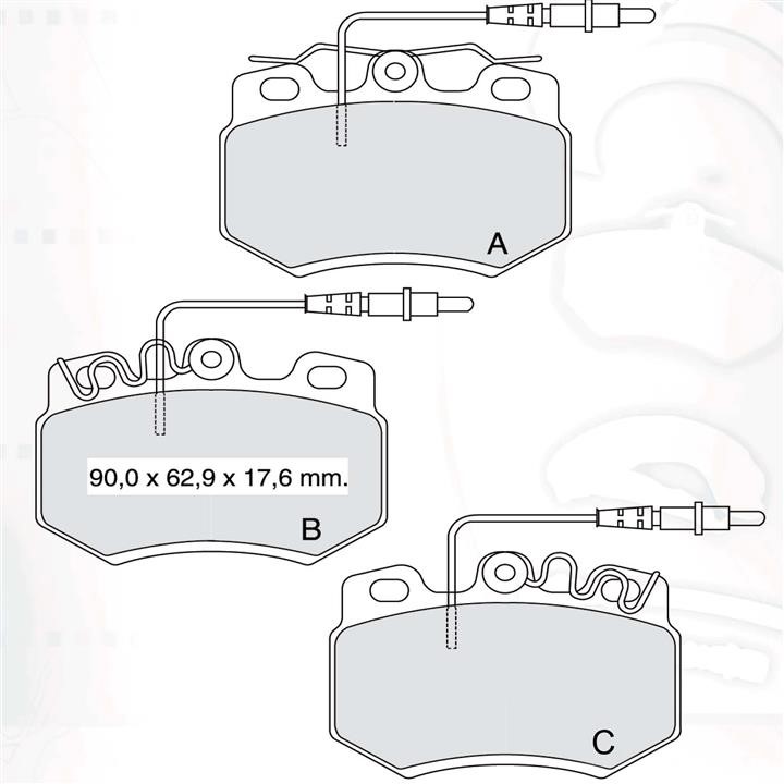 Intelli D702E Тормозные колодки дисковые передние, комплект D702E: Отличная цена - Купить в Польше на 2407.PL!