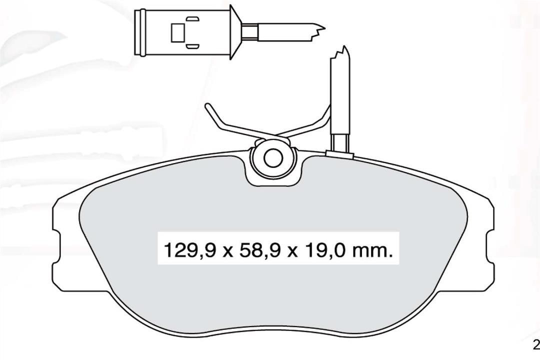 Intelli D711EI2 Front disc brake pads, set D711EI2: Buy near me in Poland at 2407.PL - Good price!