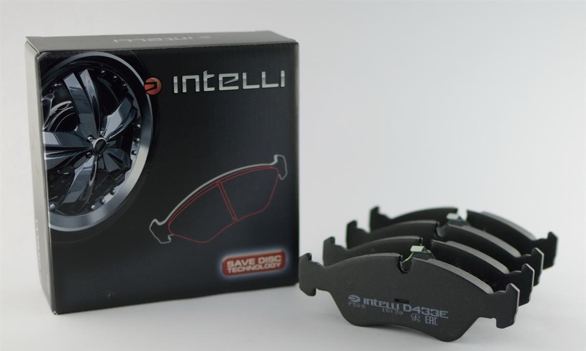 Intelli D433E Front disc brake pads, set D433E: Buy near me in Poland at 2407.PL - Good price!