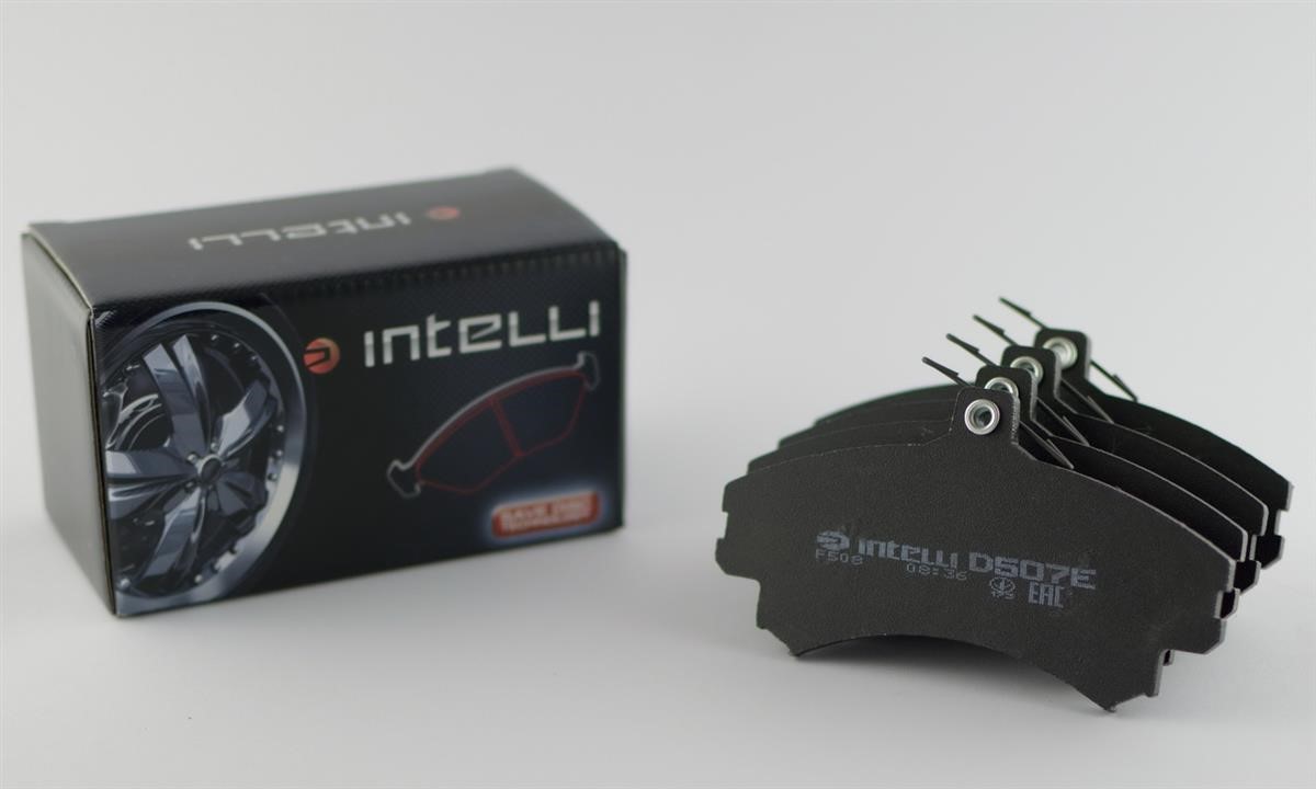 Intelli D507E Front disc brake pads, set D507E: Buy near me in Poland at 2407.PL - Good price!