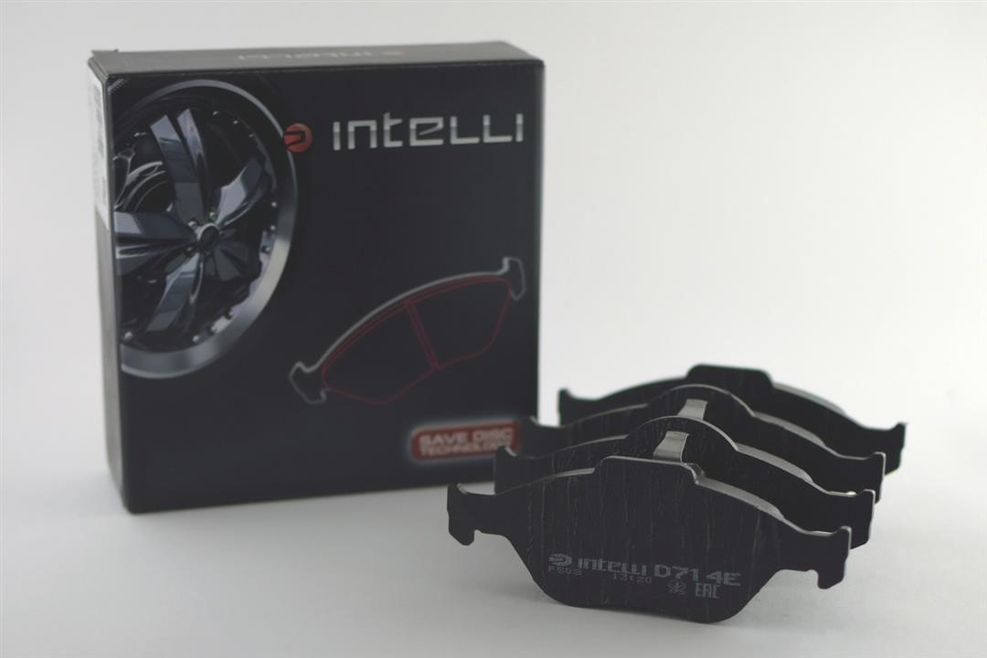 Intelli D714E Тормозные колодки дисковые передние, комплект D714E: Отличная цена - Купить в Польше на 2407.PL!