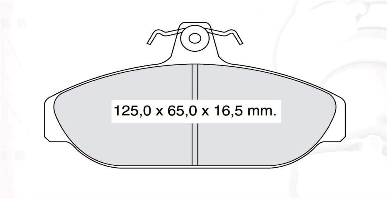 Intelli D736E Тормозные колодки дисковые передние, комплект D736E: Отличная цена - Купить в Польше на 2407.PL!