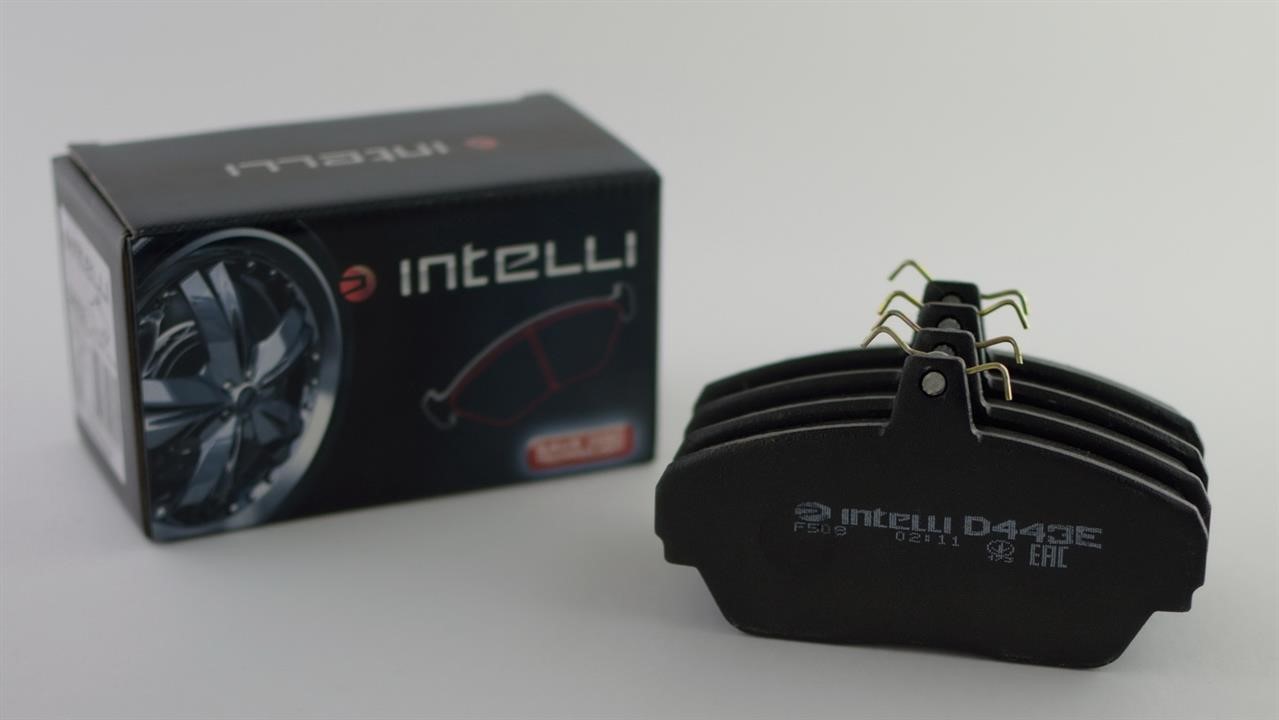 Intelli D443E Front disc brake pads, set D443E: Buy near me in Poland at 2407.PL - Good price!