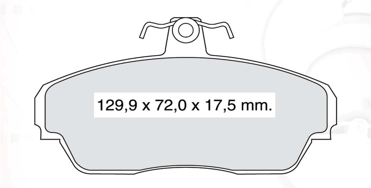 Intelli D443EI Front disc brake pads, set D443EI: Buy near me in Poland at 2407.PL - Good price!