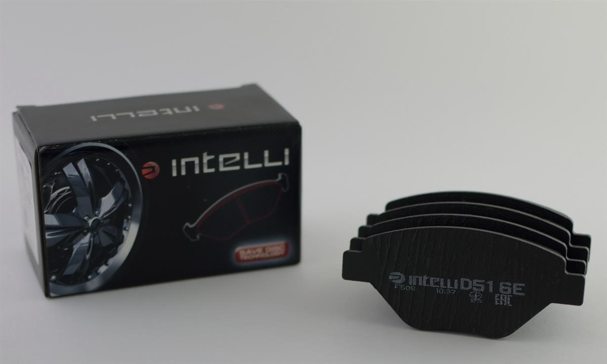 Intelli D516E Front disc brake pads, set D516E: Buy near me in Poland at 2407.PL - Good price!