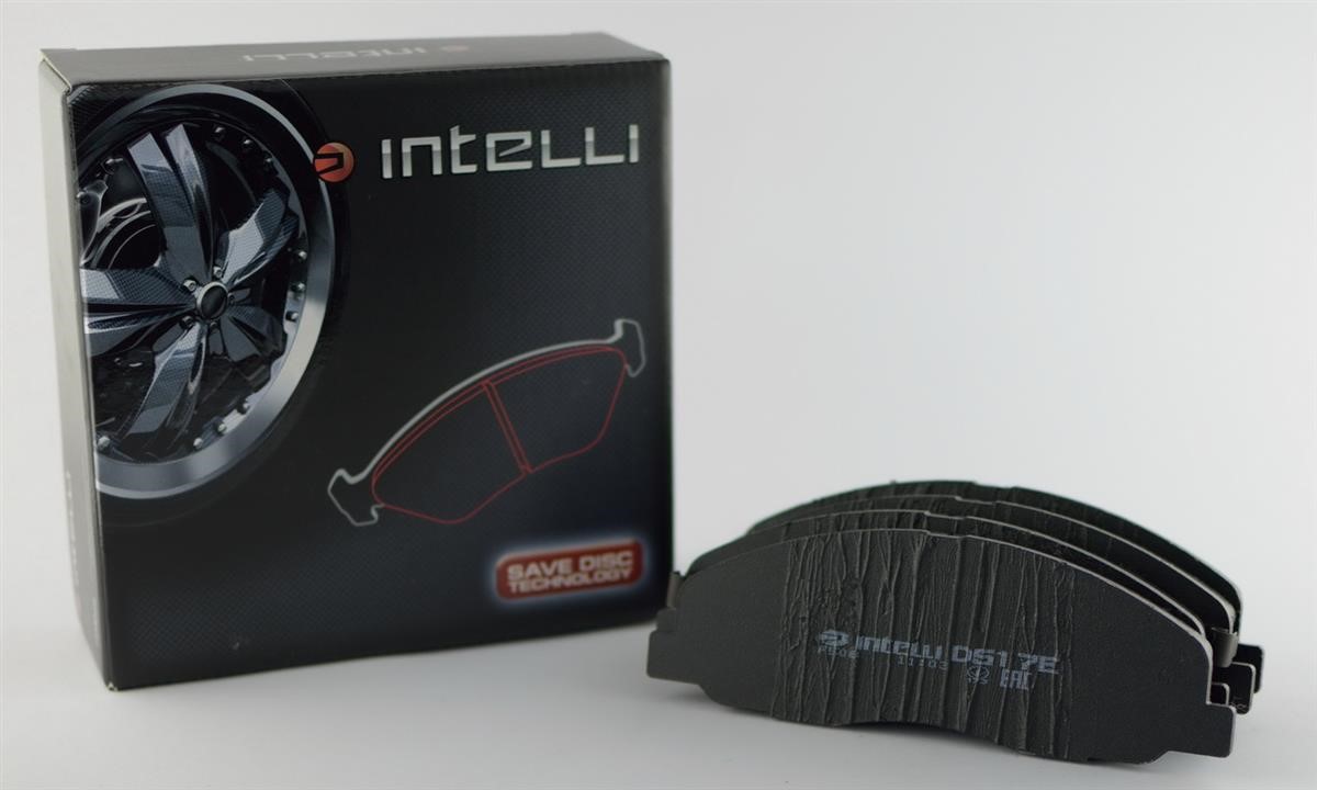 Intelli D517E Front disc brake pads, set D517E: Buy near me in Poland at 2407.PL - Good price!