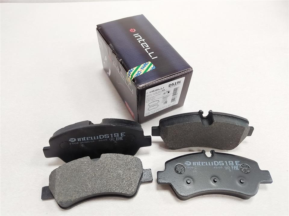 Intelli D519E Rear disc brake pads, set D519E: Buy near me in Poland at 2407.PL - Good price!