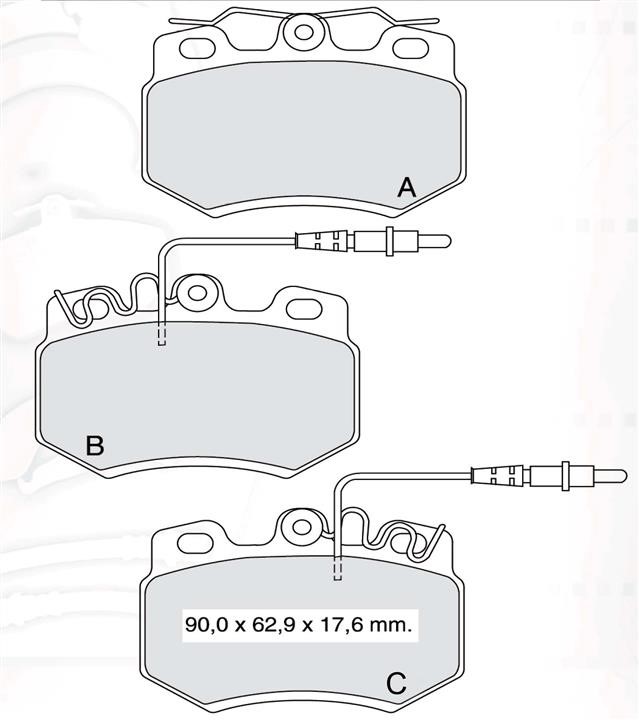 Intelli D744E Тормозные колодки дисковые передние, комплект D744E: Отличная цена - Купить в Польше на 2407.PL!