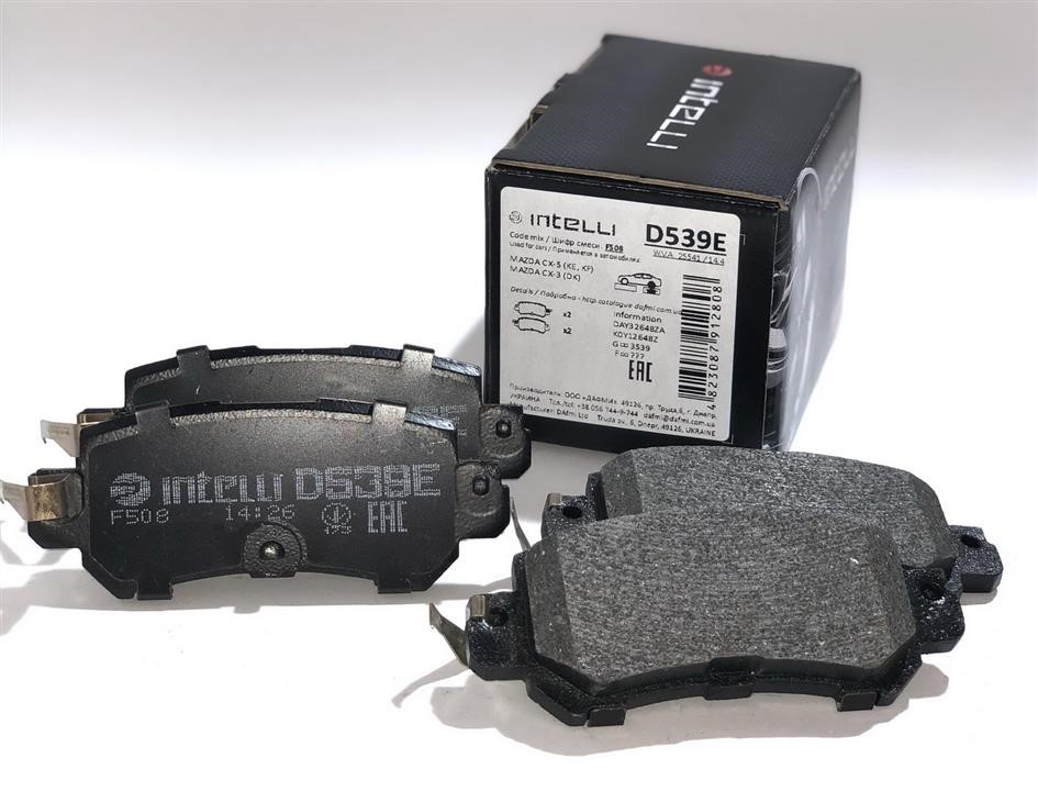 Intelli D539E Rear disc brake pads, set D539E: Buy near me in Poland at 2407.PL - Good price!