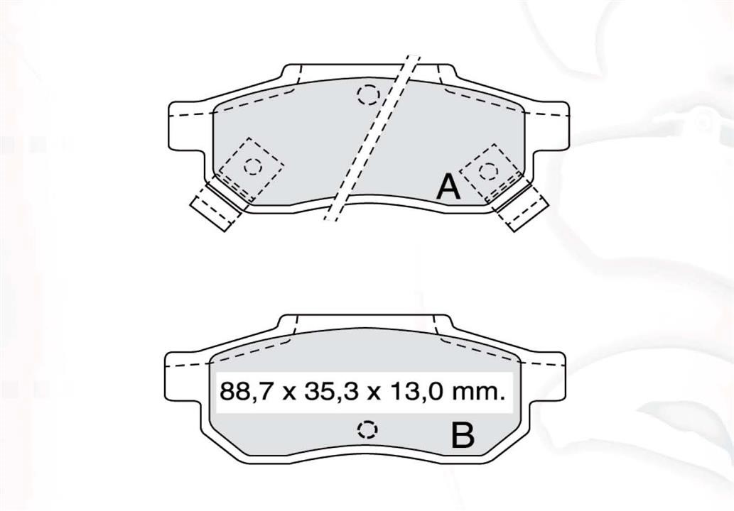 Intelli D563E Тормозные колодки дисковые задние, комплект D563E: Отличная цена - Купить в Польше на 2407.PL!