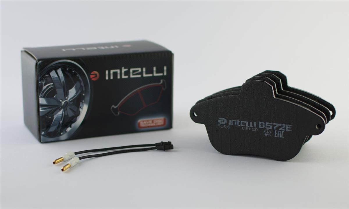 Intelli D572E Front disc brake pads, set D572E: Buy near me in Poland at 2407.PL - Good price!