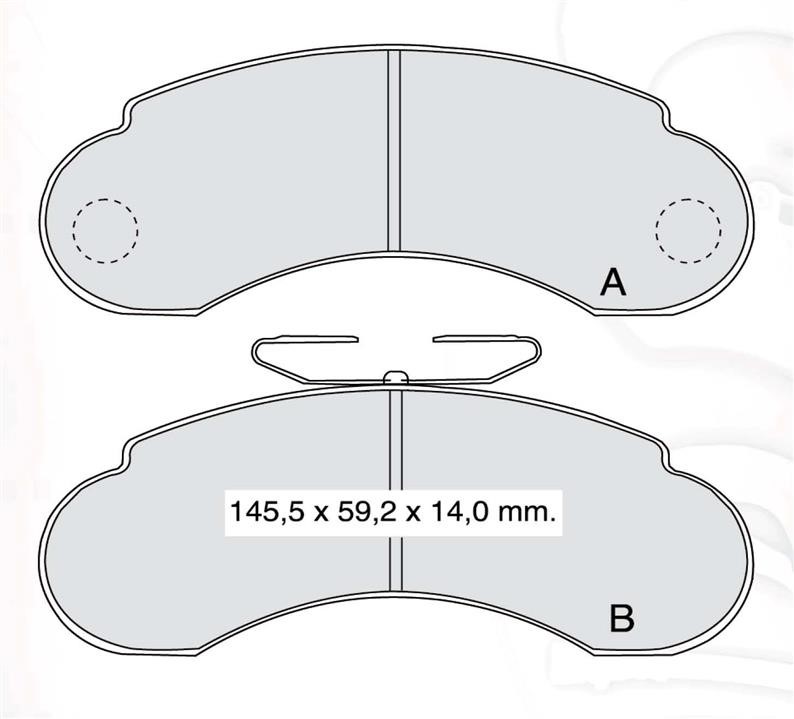 Intelli D585E Front disc brake pads, set D585E: Buy near me in Poland at 2407.PL - Good price!
