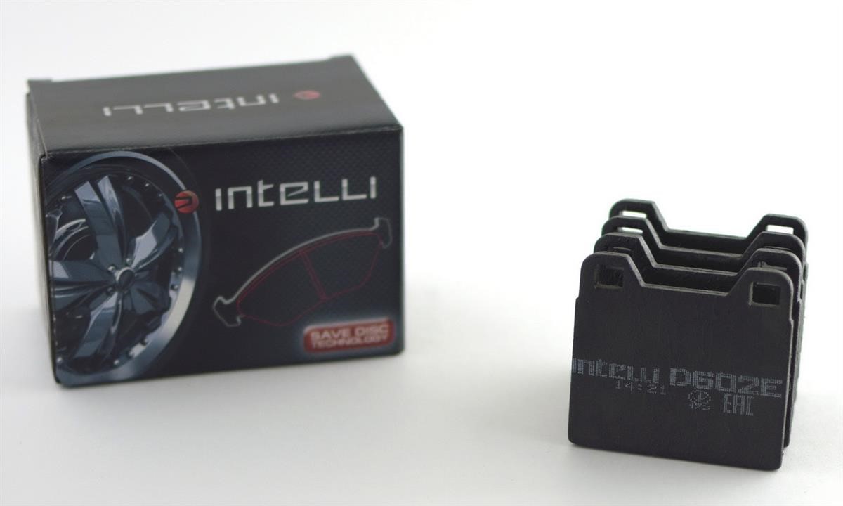 Intelli D602E Front disc brake pads, set D602E: Buy near me in Poland at 2407.PL - Good price!