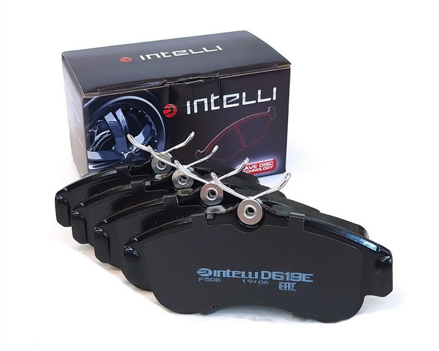 Intelli D619E Front disc brake pads, set D619E: Buy near me in Poland at 2407.PL - Good price!