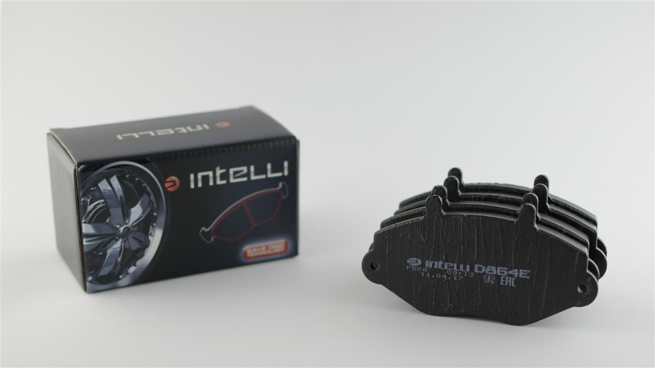 Intelli D864EI Front disc brake pads, set D864EI: Buy near me in Poland at 2407.PL - Good price!